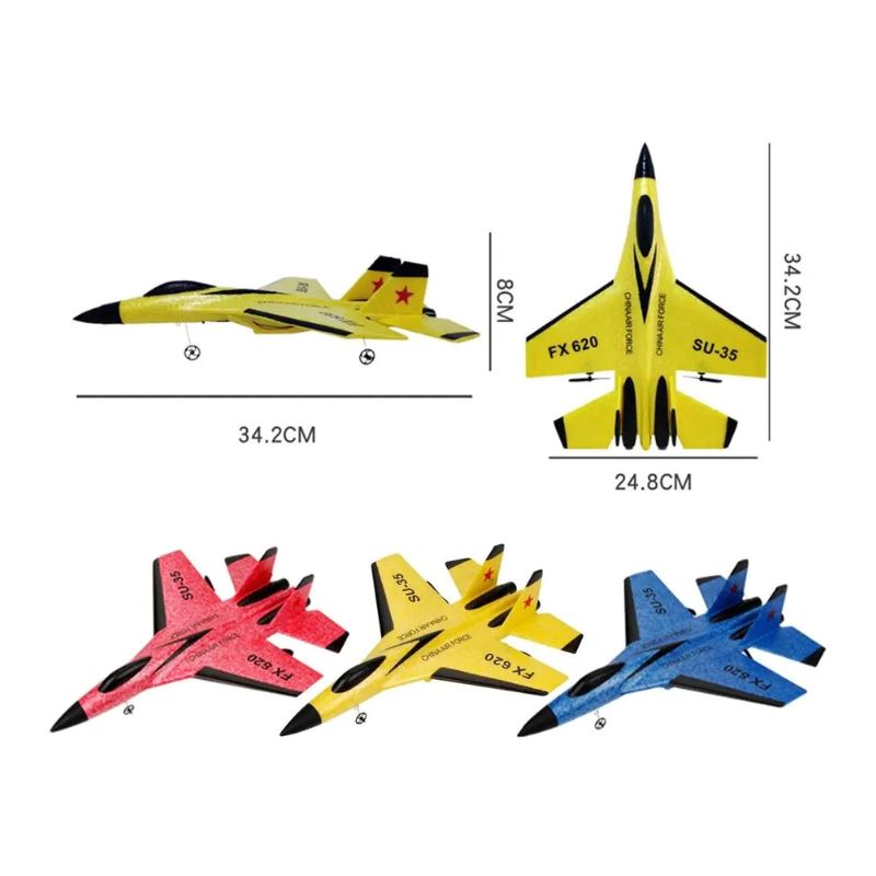 Avião Militar de Controle Remoto - Indestrutível
