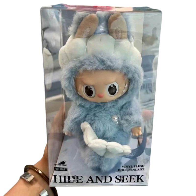 Boneco Labubu Merlin Sereia Azul Colecionável