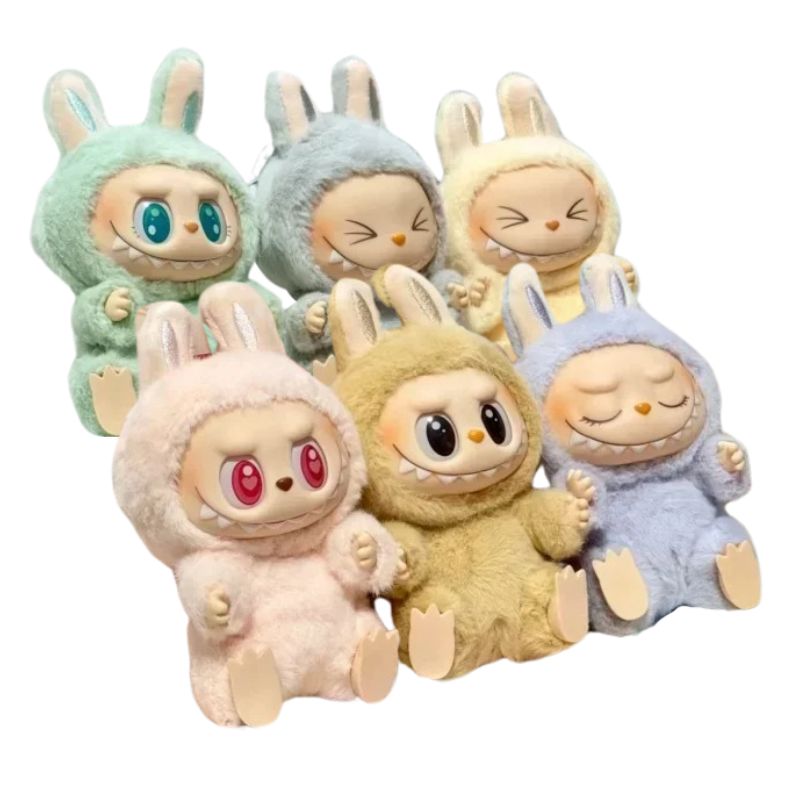 Boneco Labubu Sentado Coleção Completa