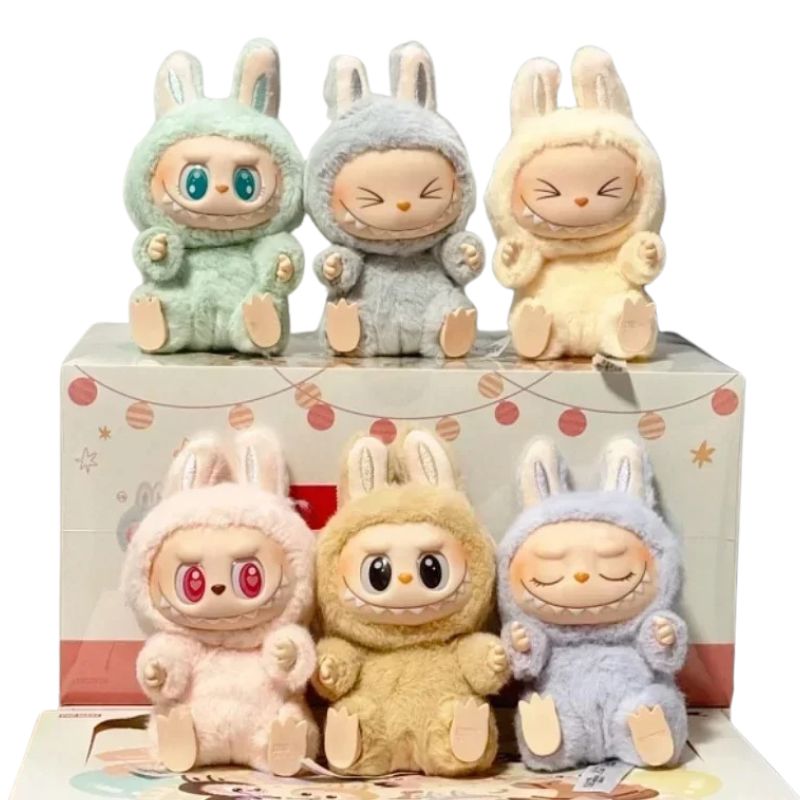 Boneco Labubu Sentado Coleção Completa