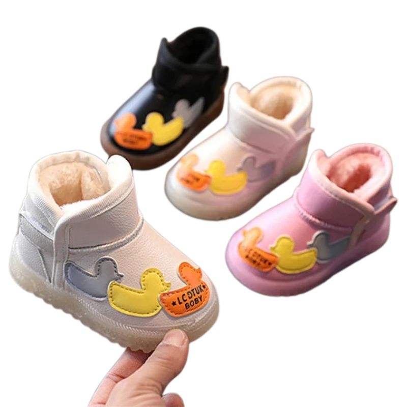 Botinha Infantil Com Luz LED Patinho