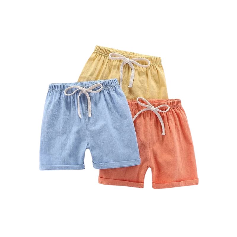Calção Infantil Minimalista - Conforto e Estilo para Meninos no Verão