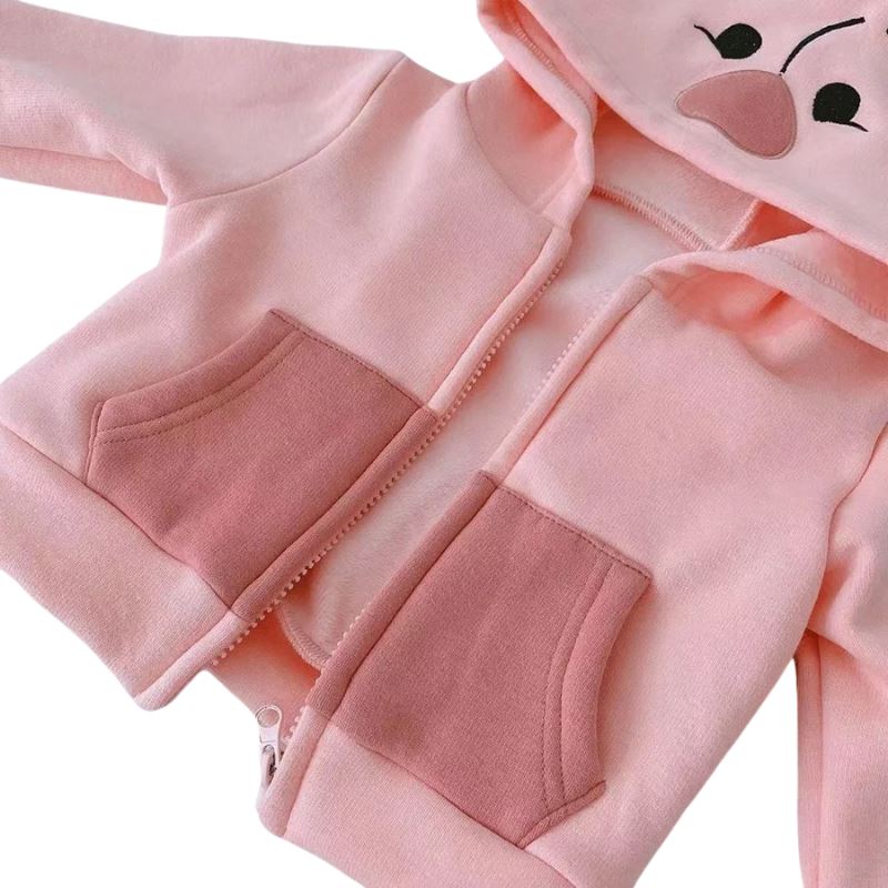 Casaco Infantil Ursinho Pooh com Capuz