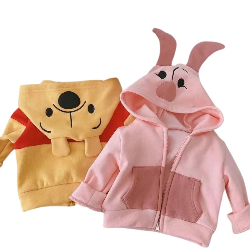 Casaco Infantil Ursinho Pooh com Capuz