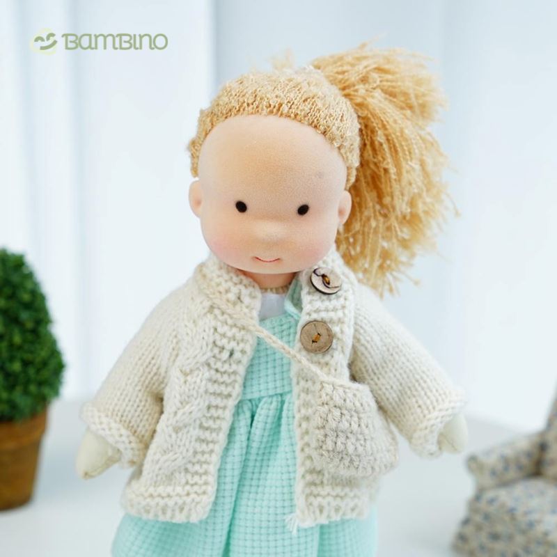 Boneca de Pano Artesanal Brinquedo Infantil