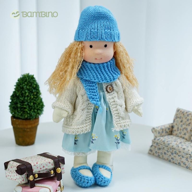Boneca de Pano Artesanal Brinquedo Infantil
