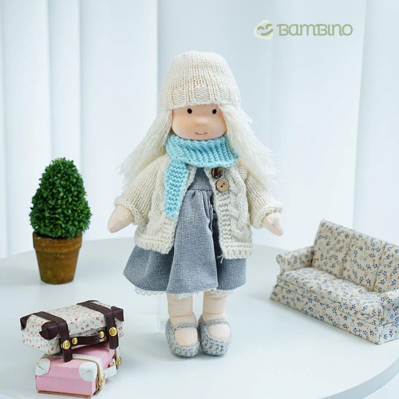 Boneca de Pano Artesanal Brinquedo Infantil