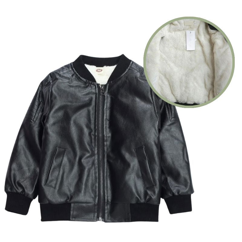 Jaqueta de Couro Infantil Masculina