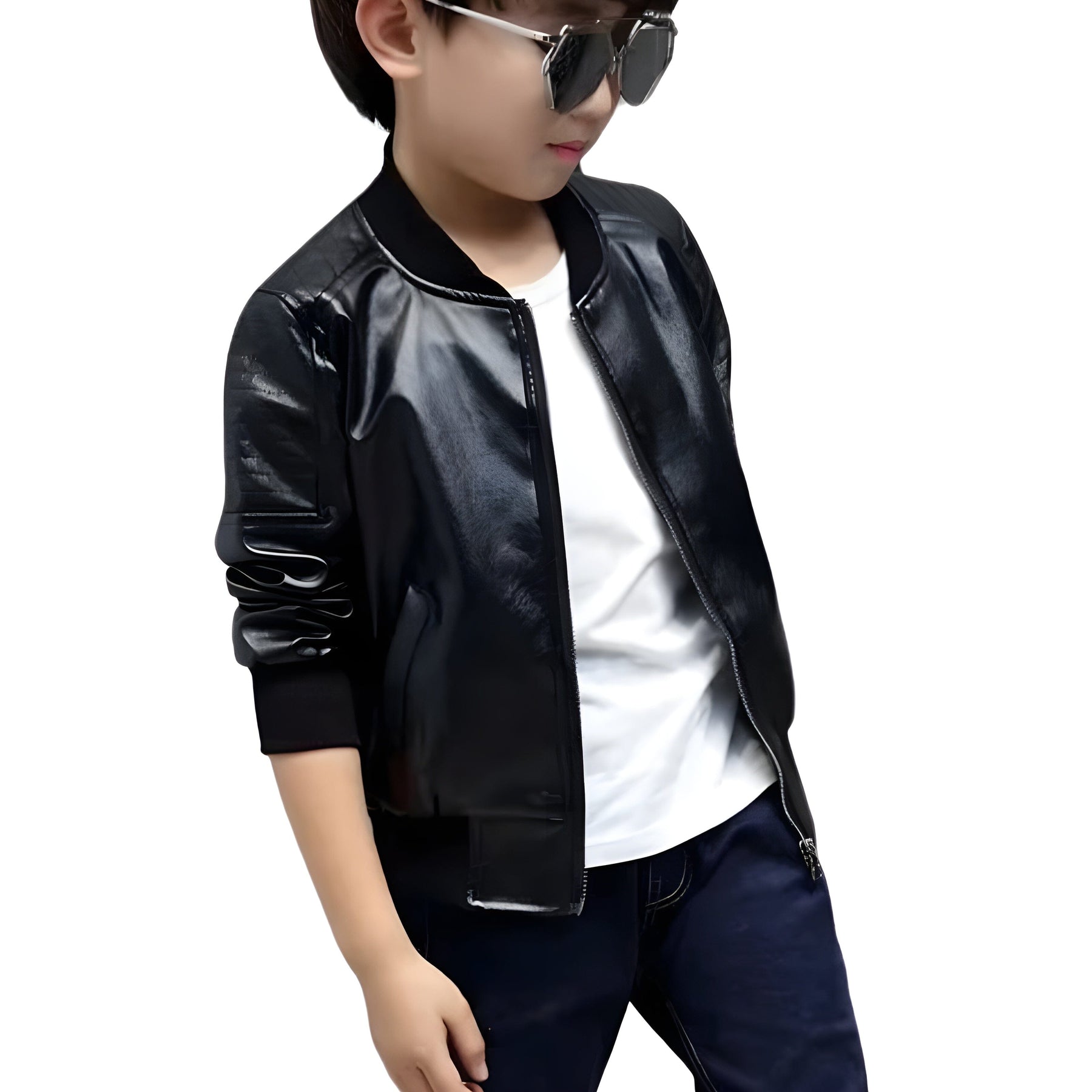 Jaqueta de Couro Infantil Masculina
