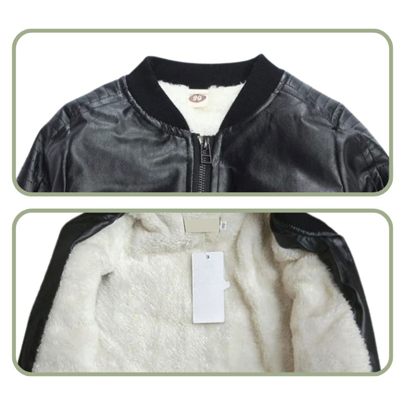 Jaqueta de Couro Infantil Masculina