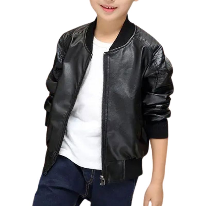 Jaqueta de Couro Infantil Masculina
