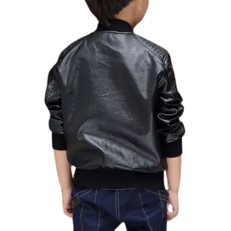 Jaqueta de Couro Infantil Masculina