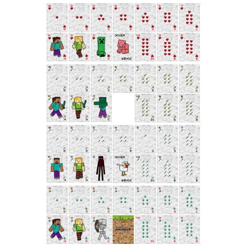 Jogo de Cartas Minecraft