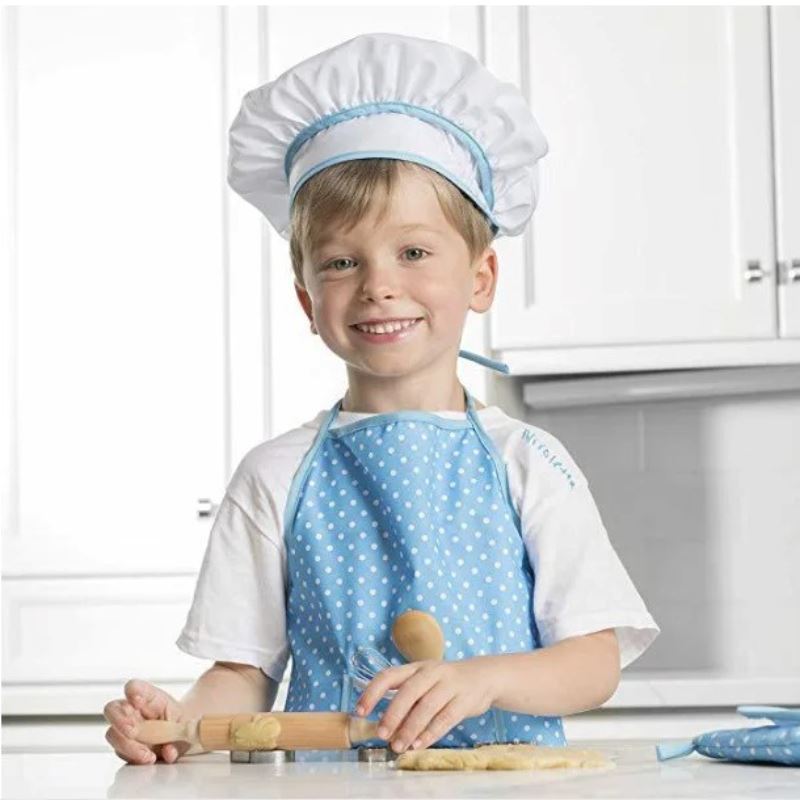 Kit Acessórios de Cozinha + Avental Infantil Bambino