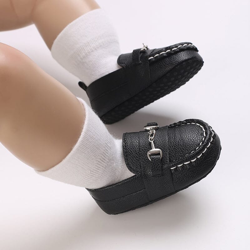 Sapato Mocassim em Couro para Bebê