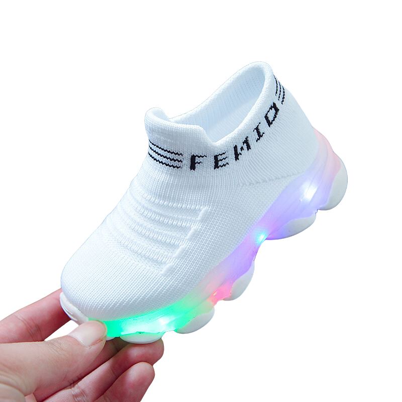 Tênis Casual Infantil com LED