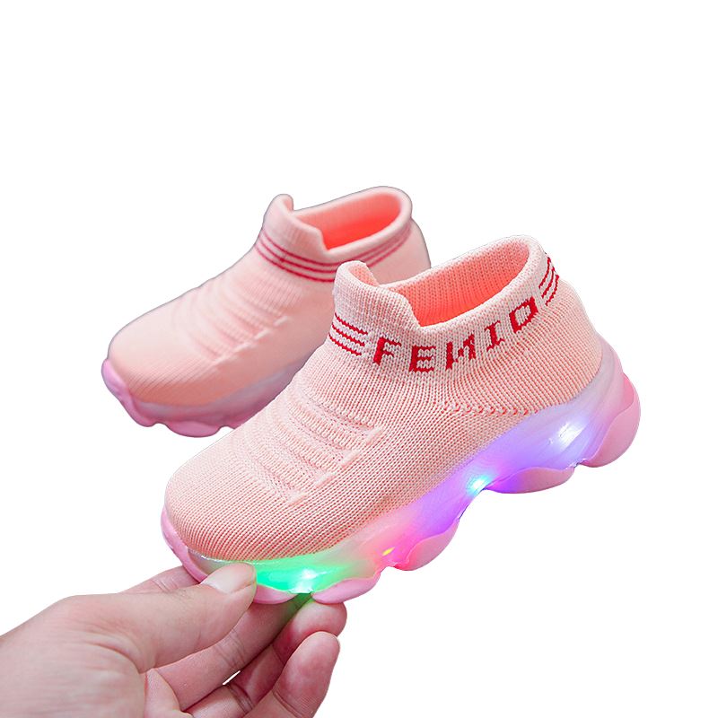 Tênis Casual Infantil com LED