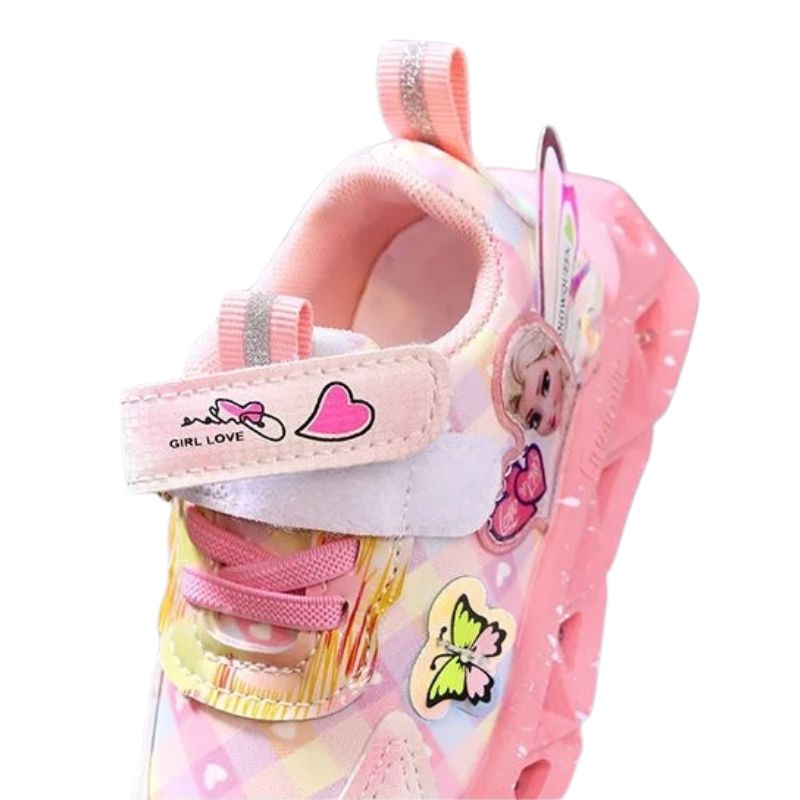 Tênis Frozen Luzinha LED Infantil