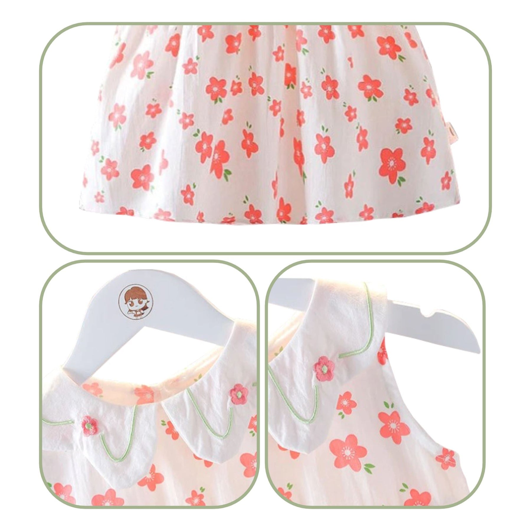 Vestido Infantil Verão Florido