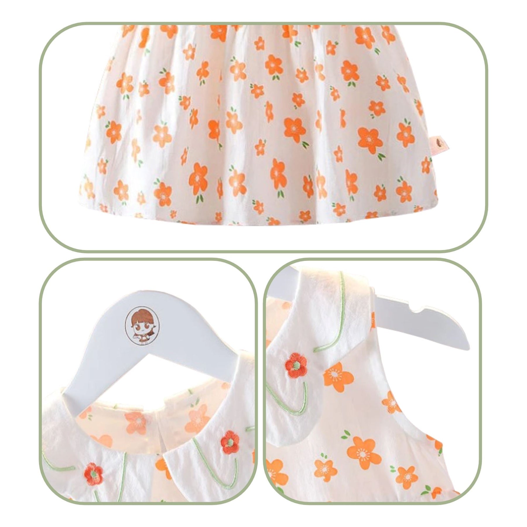 Vestido Infantil Verão Florido