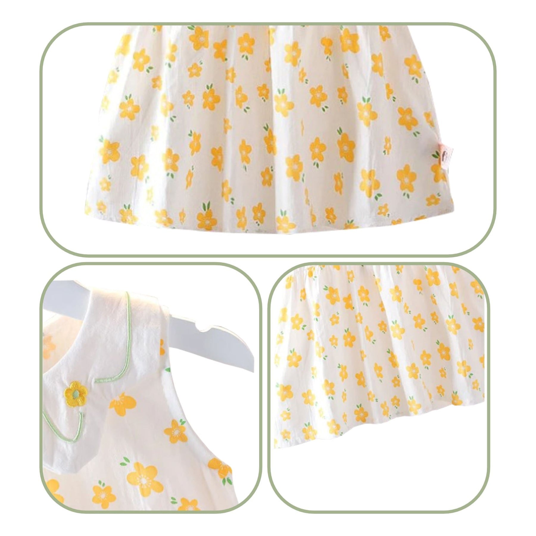 Vestido Infantil Verão Florido