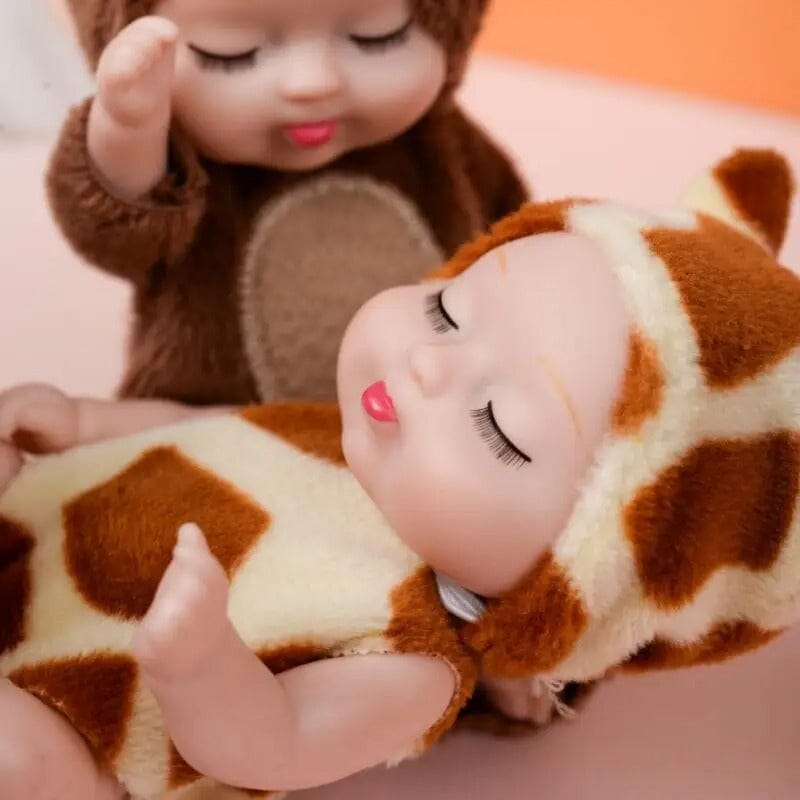 Coleção 6 Bebês Realistas Charming com Fantasia