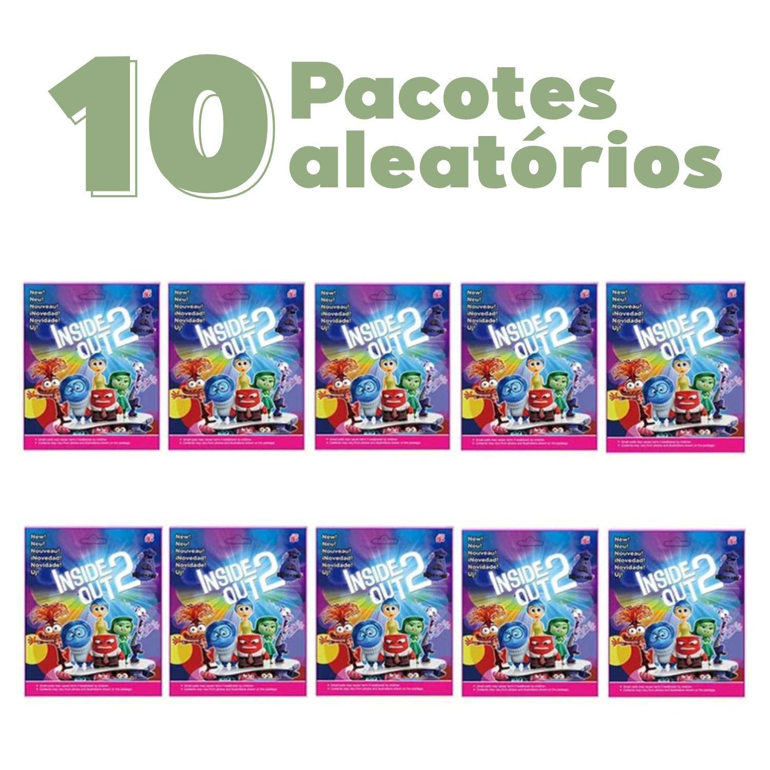 Coleção Bonecos Divertidamente com Figurinhas