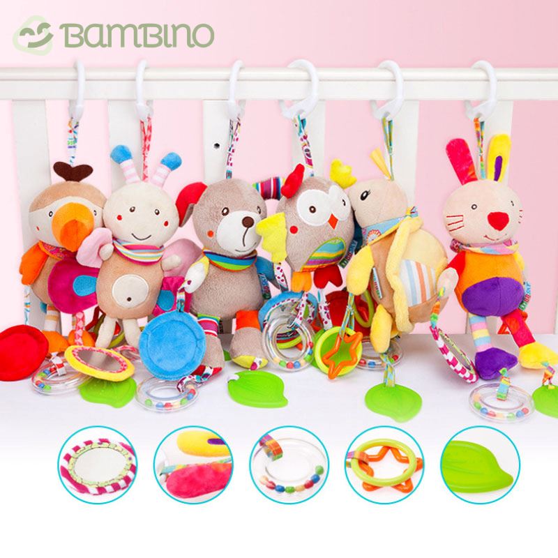Chocalho Primeiro Toque para Carrinho de Bebê Bambino