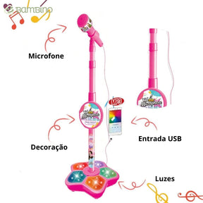 Microfone Karaokê Infantil
