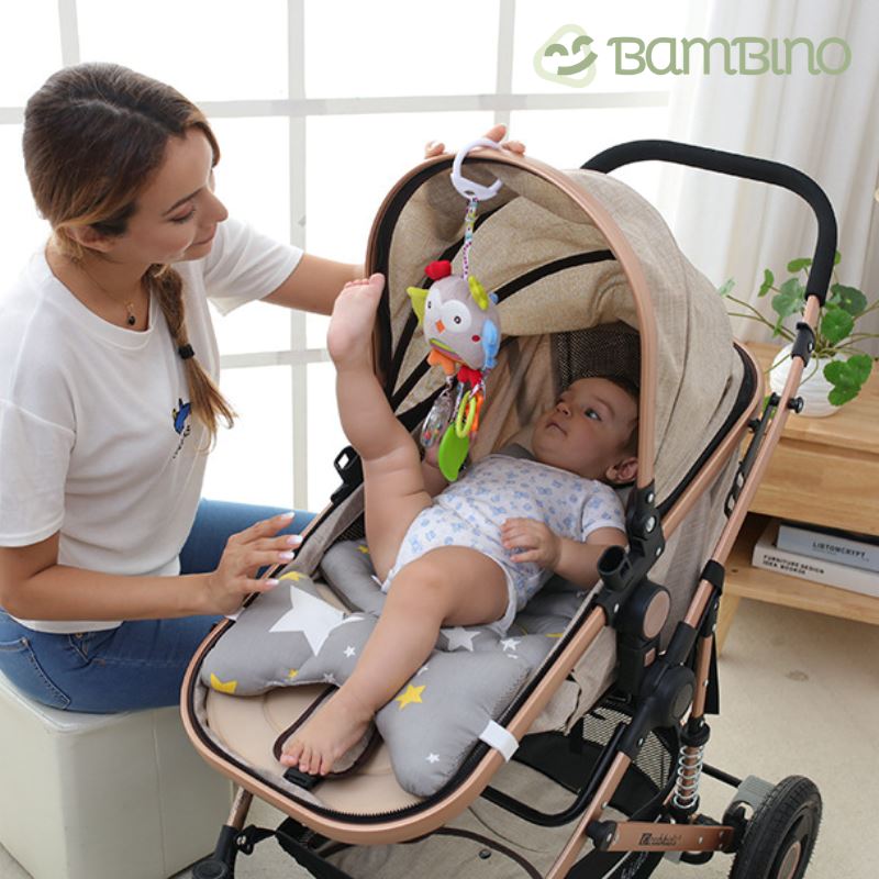 Chocalho Primeiro Toque para Carrinho de Bebê Bambino