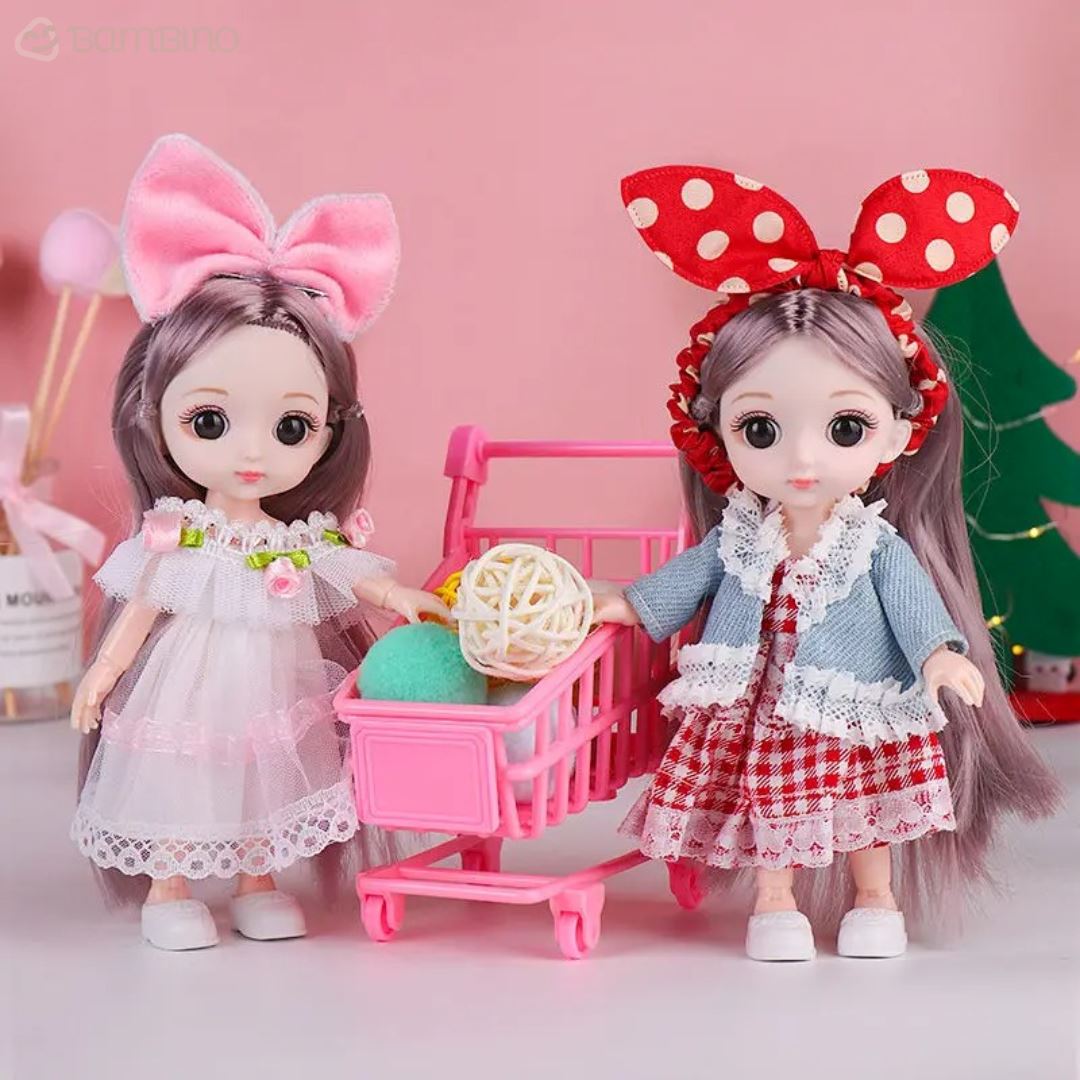 Conjunto Bonecas Realistas Infantil - 8 Unidades