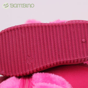Bota Pompom de Inverno Infantil - Pantufinha Revestida de Lã