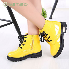 Bota de Couro Infantil Earth