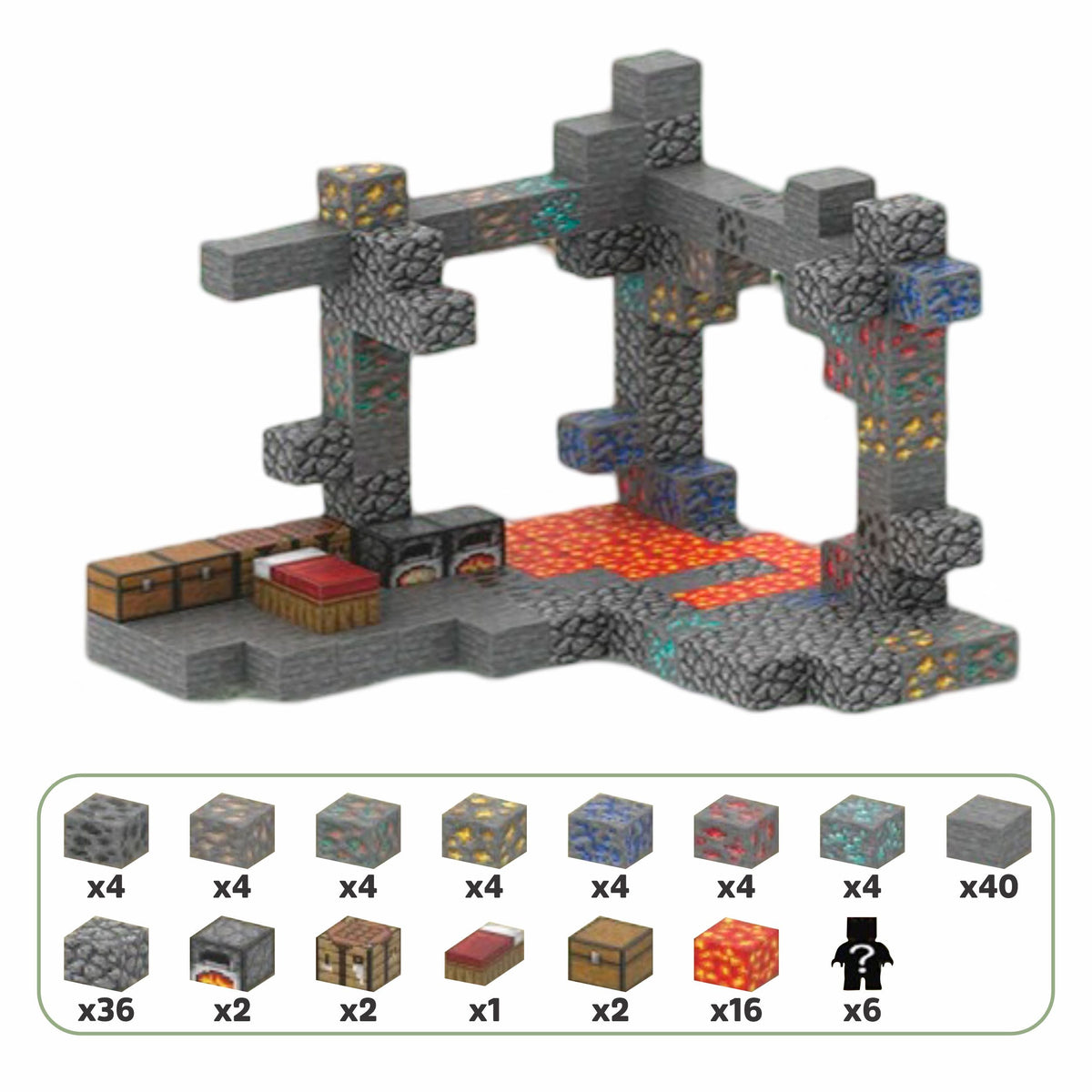 Blocos Magnéticos de Montar Minecraft