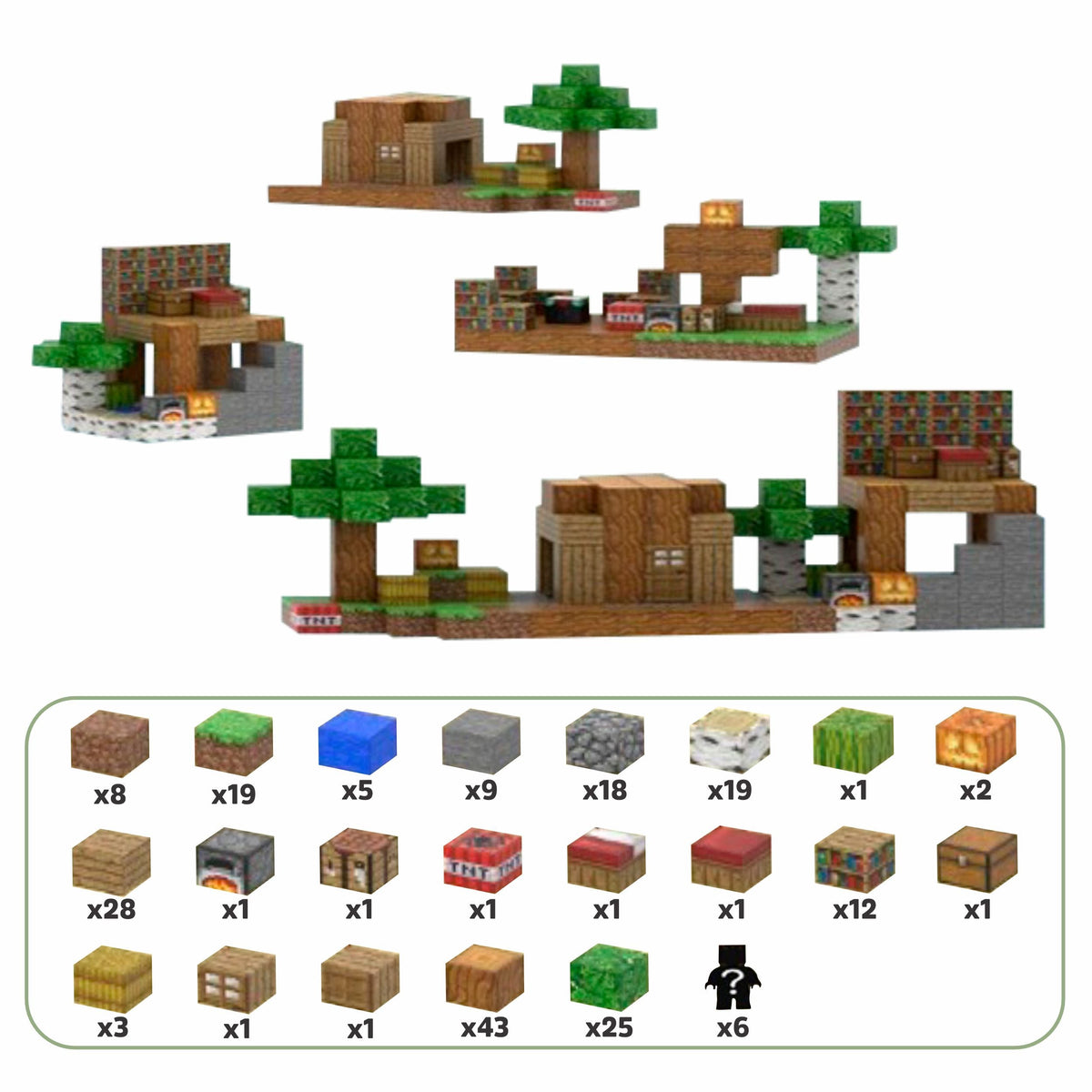 Blocos Magnéticos de Montar Minecraft