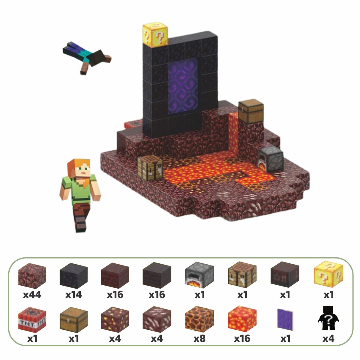 Blocos Magnéticos de Montar Minecraft