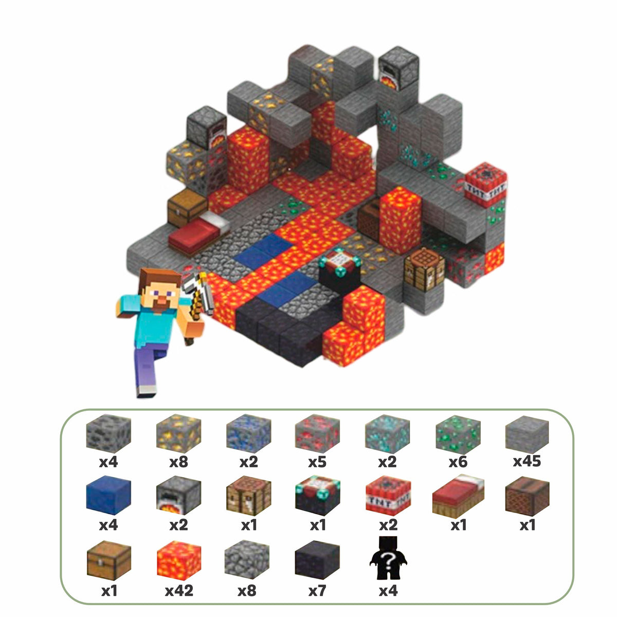 Blocos Magnéticos de Montar Minecraft
