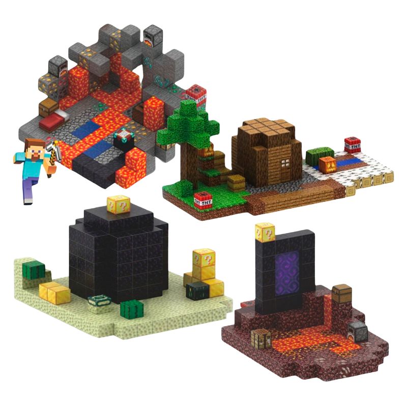 Blocos Magnéticos de Montar Minecraft