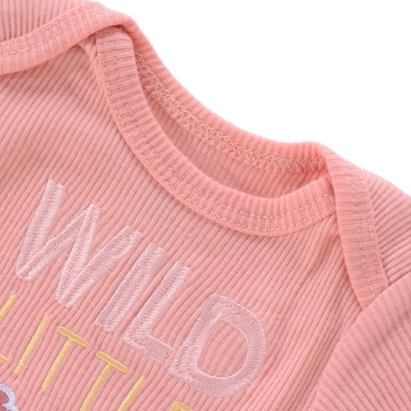 Body Infantil Manga Curta Unissex com Estampa e sem Estampa - Conjunto com 4 Unidades