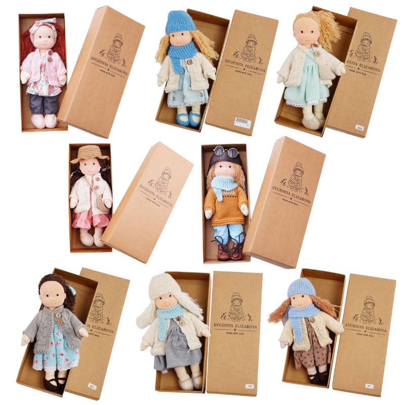 Boneca de Pano Artesanal Brinquedo Infantil