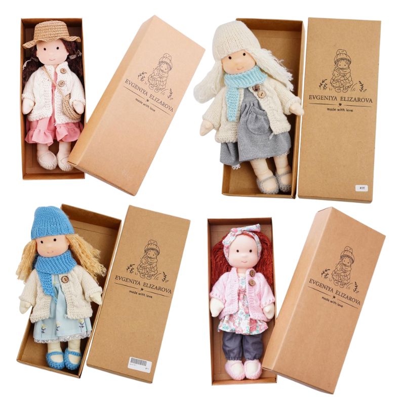 Boneca de Pano Artesanal Brinquedo Infantil