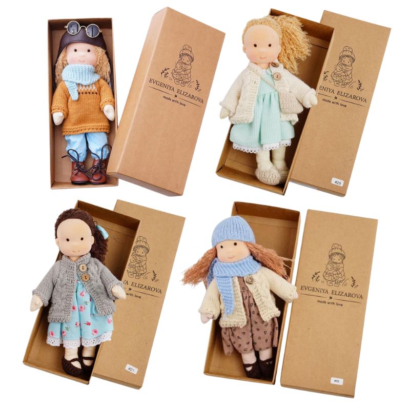 Boneca de Pano Artesanal Brinquedo Infantil