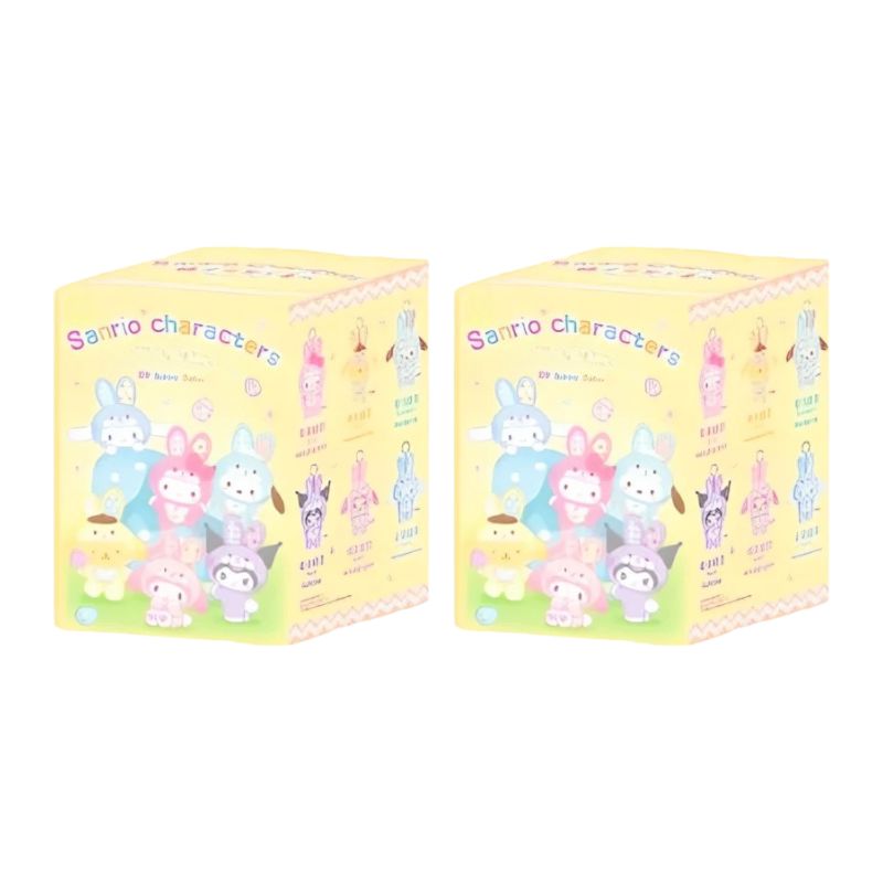 Boneco Labubu Hello Kitty Colecionável