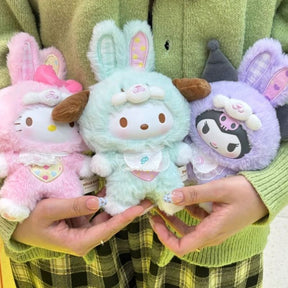 Boneco Labubu Hello Kitty Colecionável