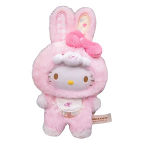 Boneco Labubu Hello Kitty Colecionável