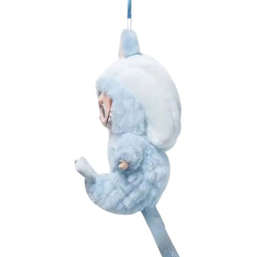 Boneco Labubu Merlin Sereia Azul Colecionável
