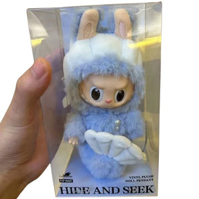 Boneco Labubu Merlin Sereia Azul Colecionável