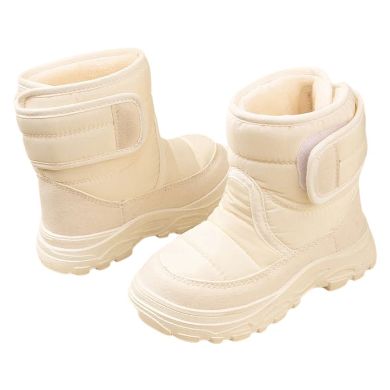 Bota Coturno Infantil Peluciada Velcro