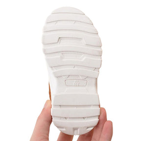 Bota Coturno Infantil Peluciada Velcro