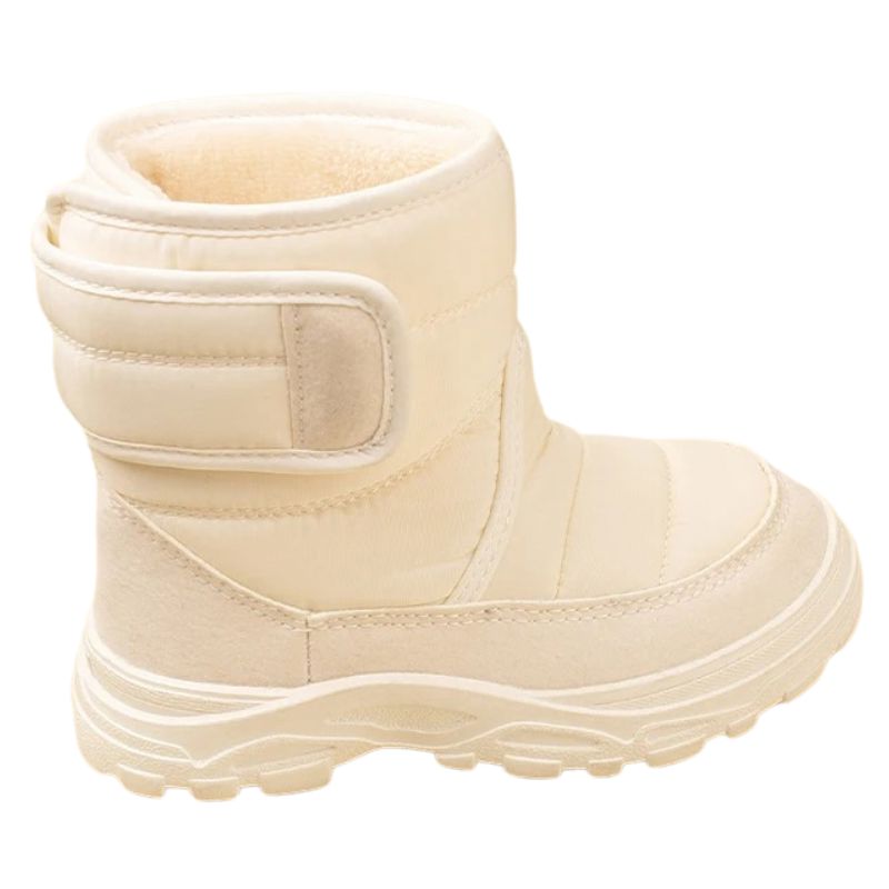 Bota Coturno Infantil Peluciada Velcro
